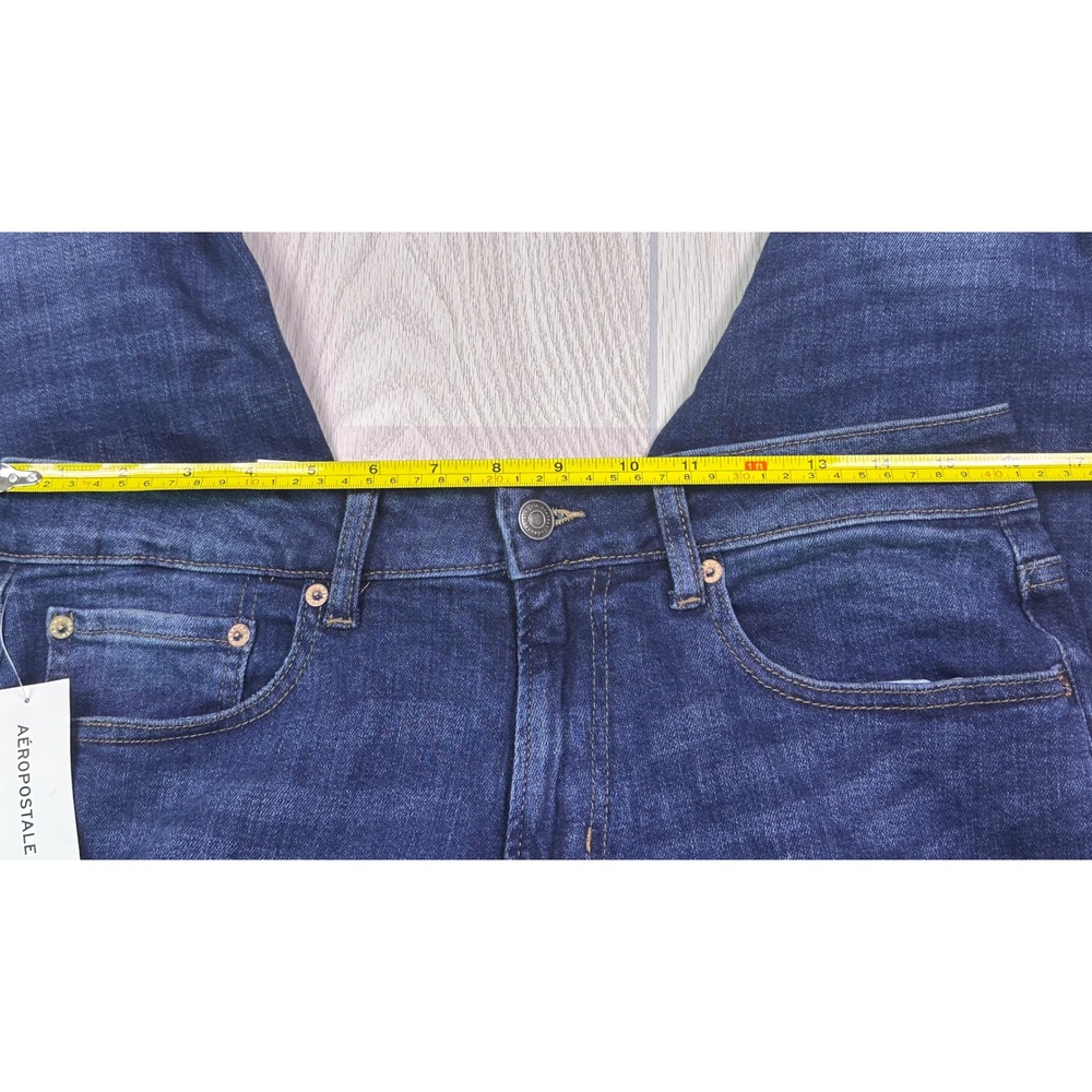 Aeropostale Mens Straight Leg Stretch Jeans‎ Dark Wash 32x34 NWT - Picture 5 of 11